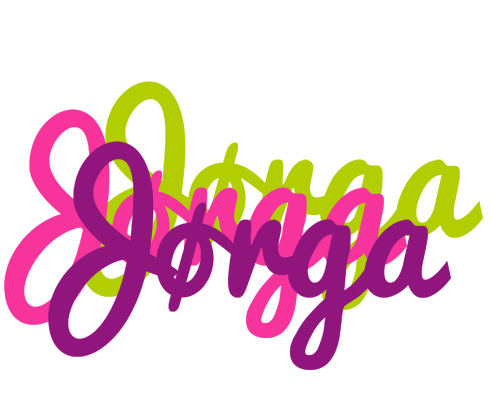 Jørga flowers logo