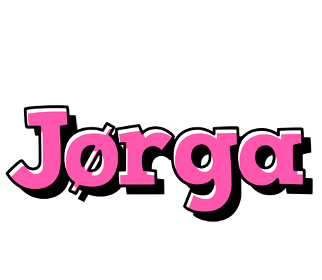 Jørga girlish logo