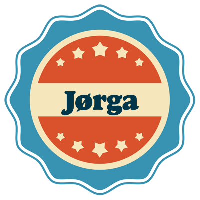 Jørga labels logo