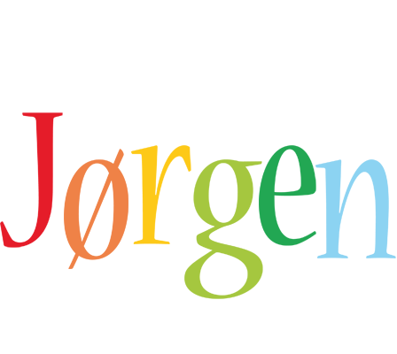 Jørgen birthday logo