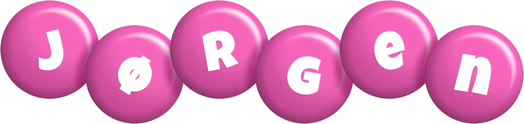 Jørgen candy-pink logo