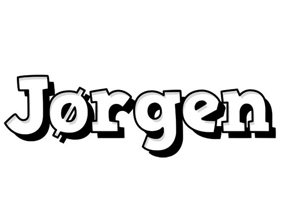 Jørgen snowing logo