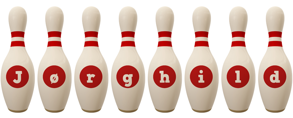 Jørghild bowling-pin logo