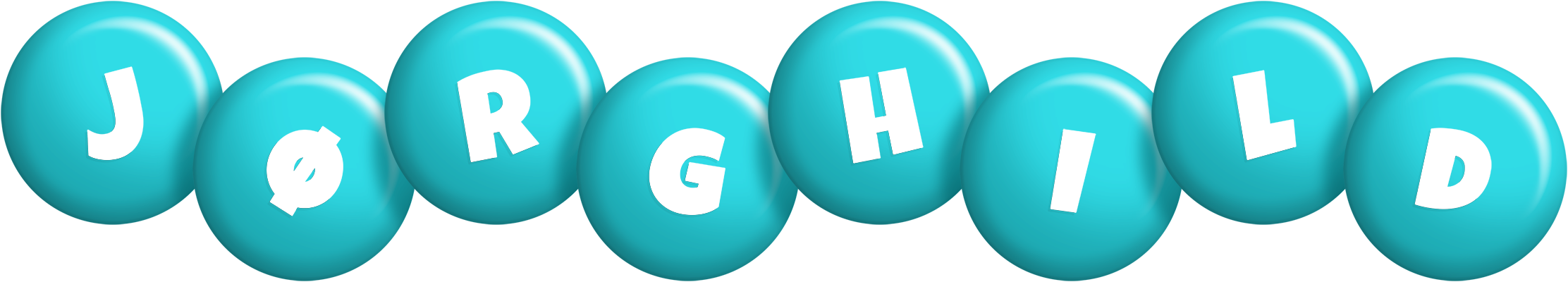 Jørghild candy-azur logo