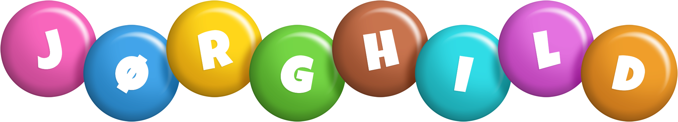 Jørghild candy logo