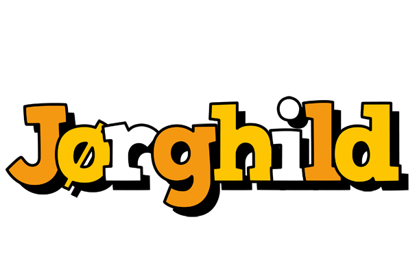 Jørghild cartoon logo