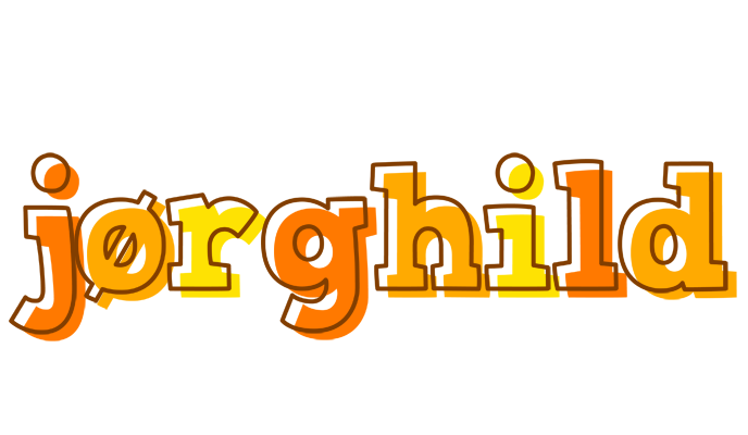 Jørghild desert logo