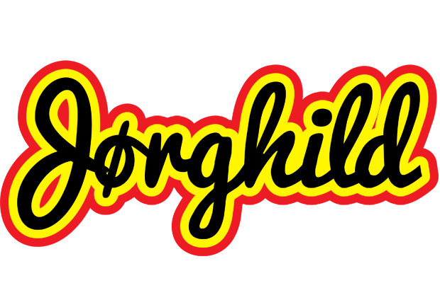 Jørghild flaming logo