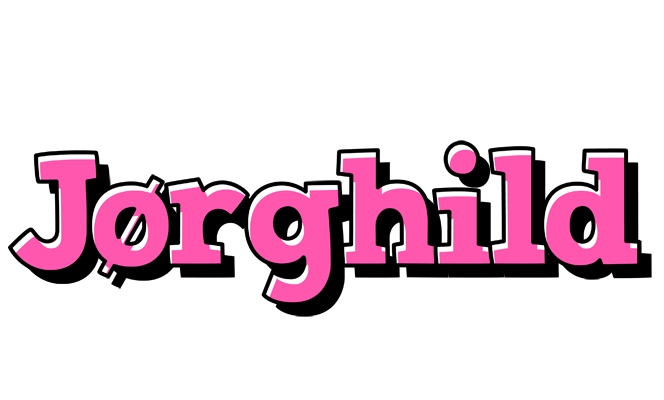 Jørghild girlish logo
