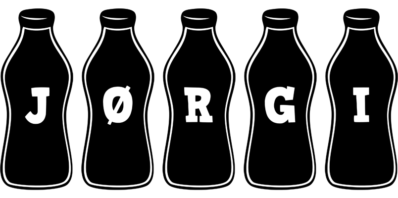 Jørgi bottle logo