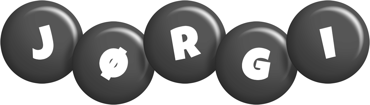 Jørgi candy-black logo