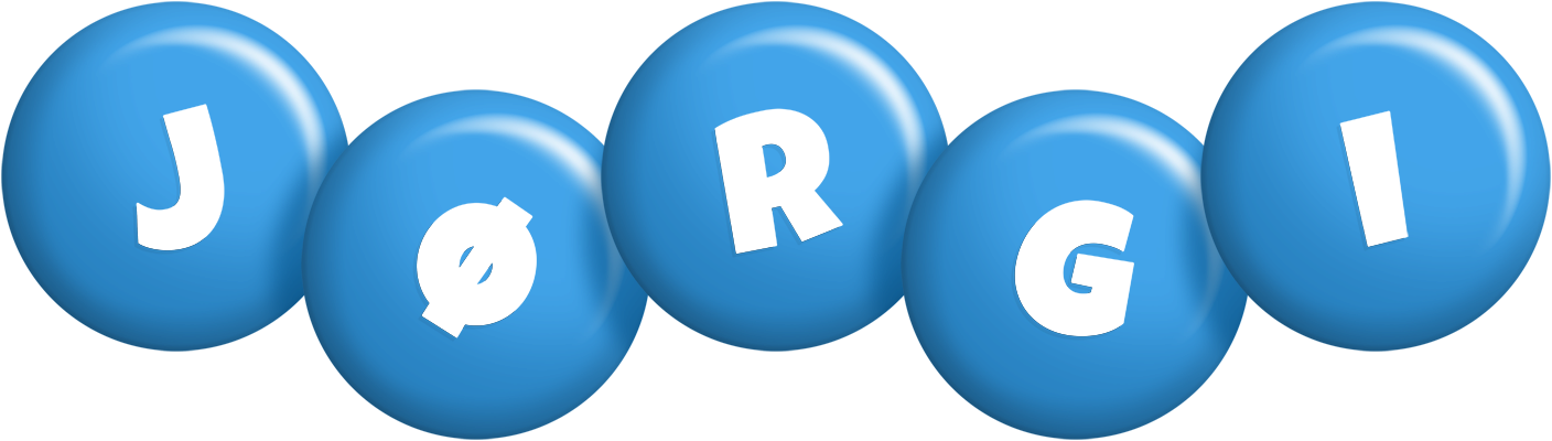 Jørgi candy-blue logo