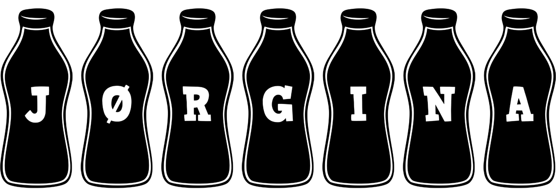 Jørgina bottle logo