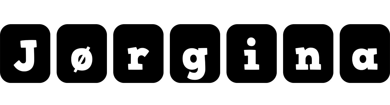 Jørgina box logo