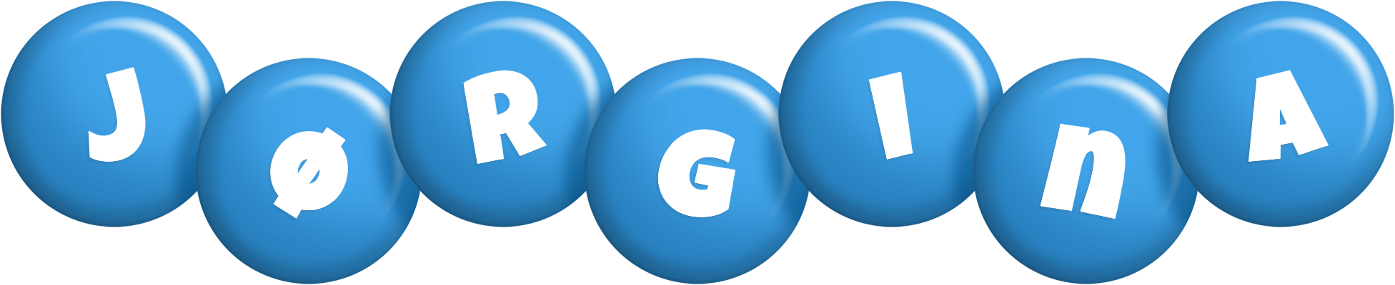 Jørgina candy-blue logo