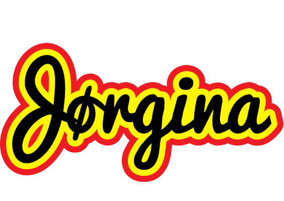Jørgina flaming logo