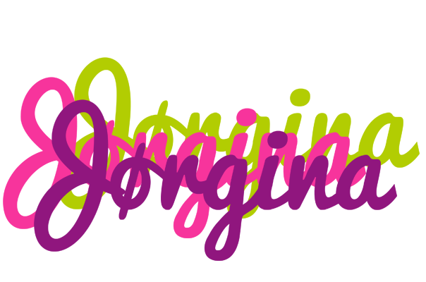 Jørgina flowers logo