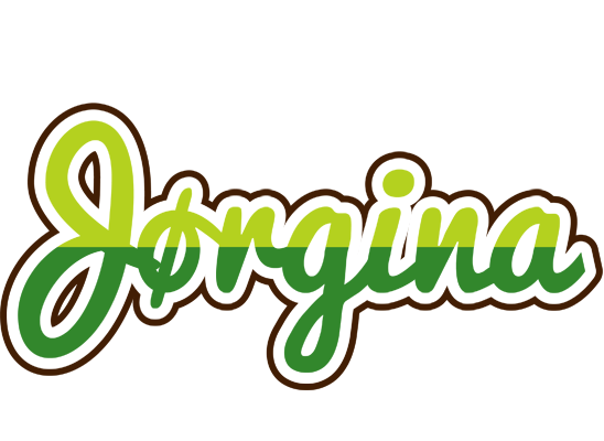 Jørgina golfing logo