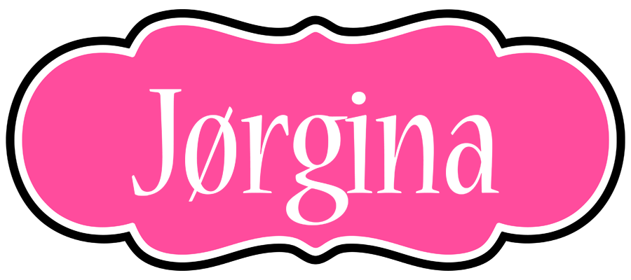 Jørgina invitation logo