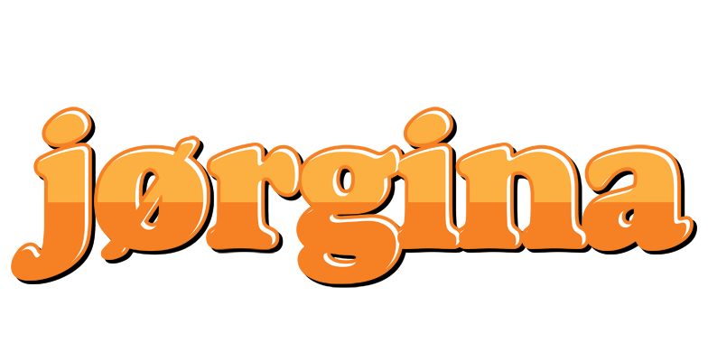 Jørgina orange logo