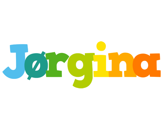 Jørgina rainbows logo