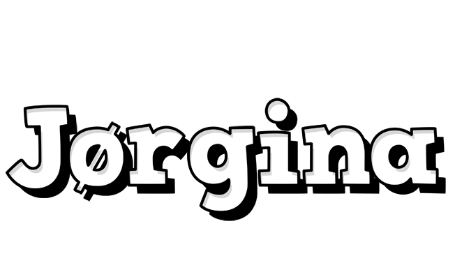 Jørgina snowing logo