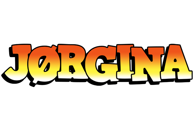 Jørgina sunset logo