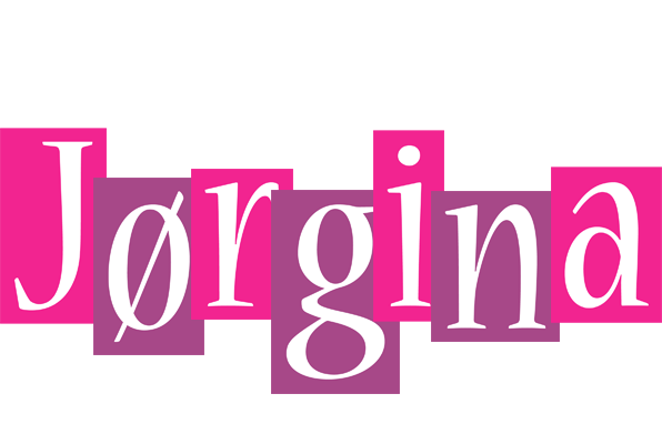 Jørgina whine logo