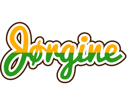 Jørgine banana logo