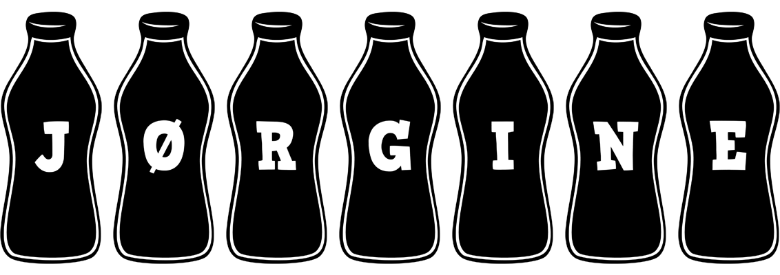 Jørgine bottle logo