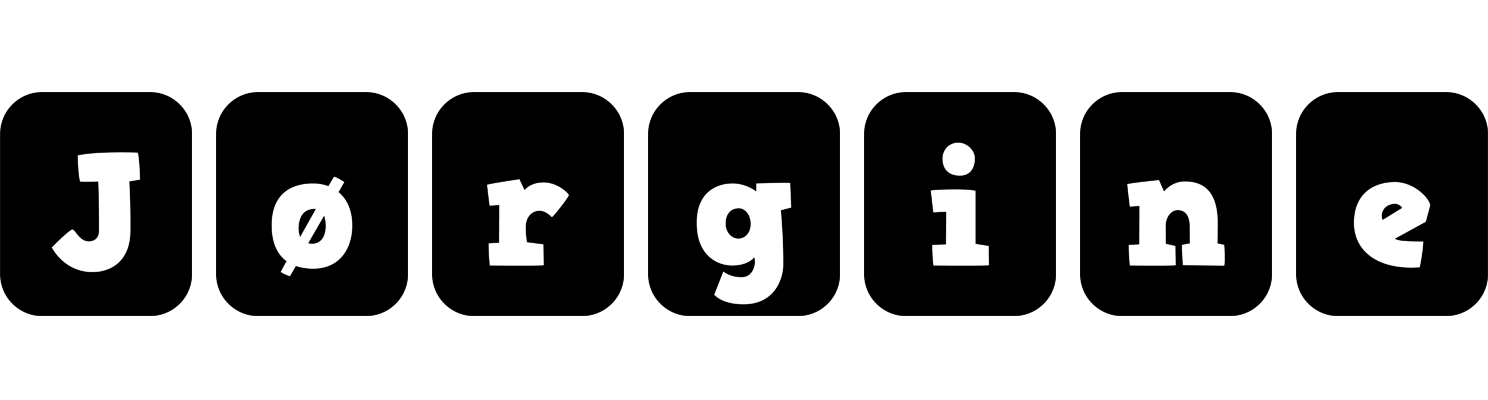 Jørgine box logo
