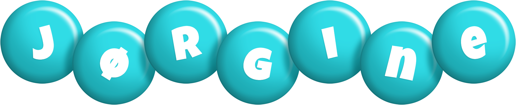 Jørgine candy-azur logo