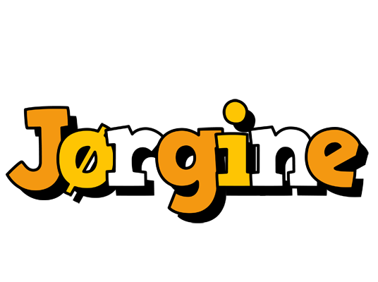 Jørgine cartoon logo