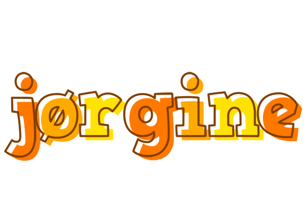 Jørgine desert logo