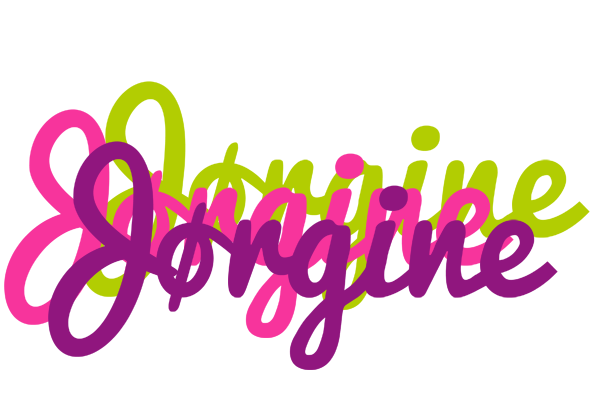 Jørgine flowers logo