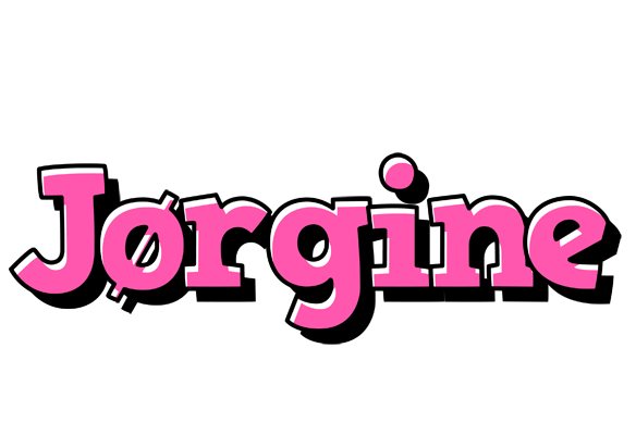 Jørgine girlish logo