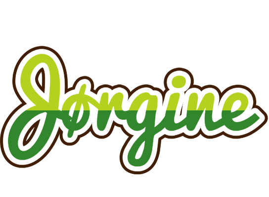 Jørgine golfing logo