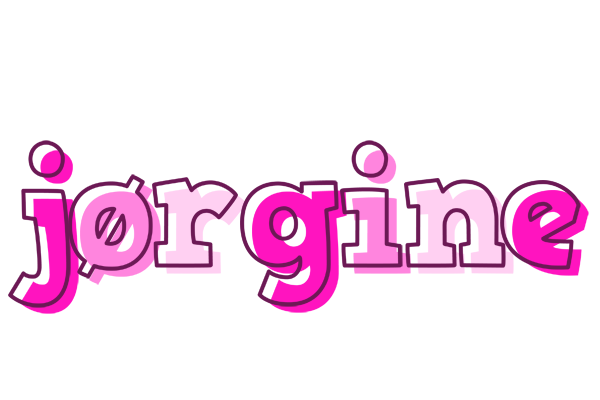 Jørgine hello logo