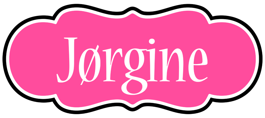 Jørgine invitation logo