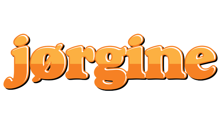 Jørgine orange logo