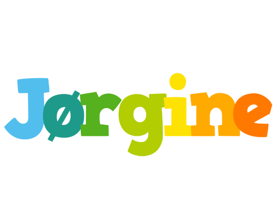 Jørgine rainbows logo