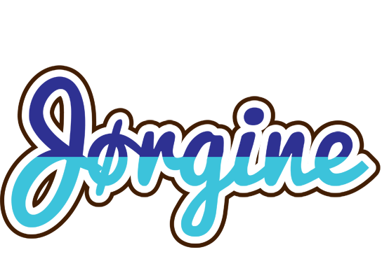 Jørgine raining logo