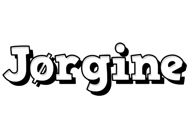 Jørgine snowing logo