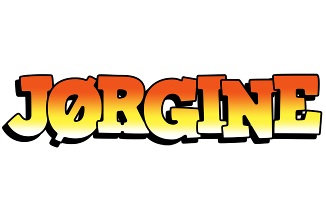 Jørgine sunset logo
