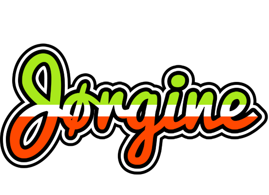 Jørgine superfun logo