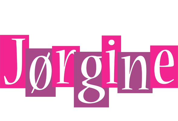 Jørgine whine logo