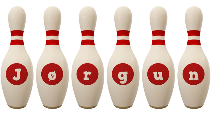 Jørgun bowling-pin logo