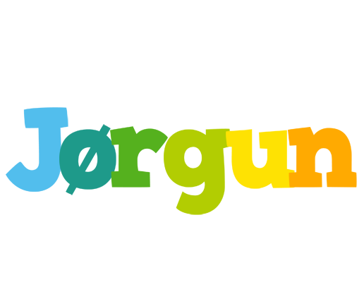 Jørgun rainbows logo