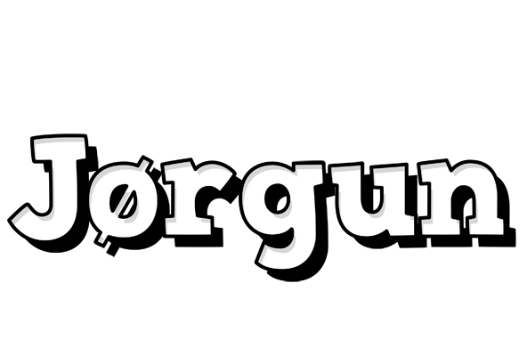 Jørgun snowing logo