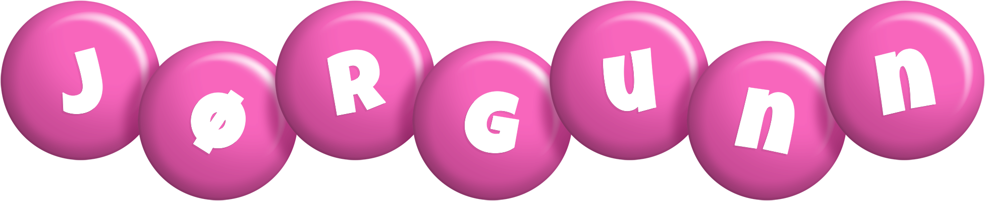 Jørgunn candy-pink logo